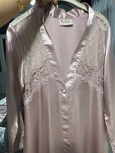 Pierre Cardin Saten Gecelik Çeyiz Seti 6?lı - Görsel 8