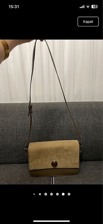 Zara Vintage Çanta - Görsel 7