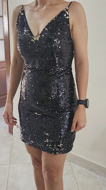 Boyner Payetli gece elbisesi