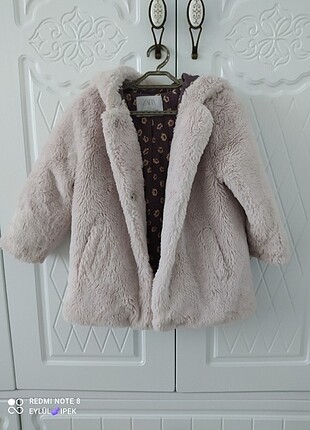 Zara 4.5 yaş peluş mont