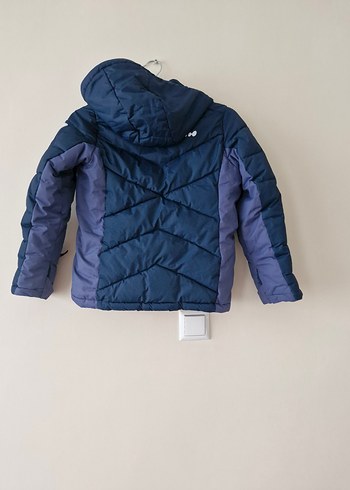 Kız Çocuk Lacivert Kemerli Mont ve Turuncu Panton decathlon - Görsel 3