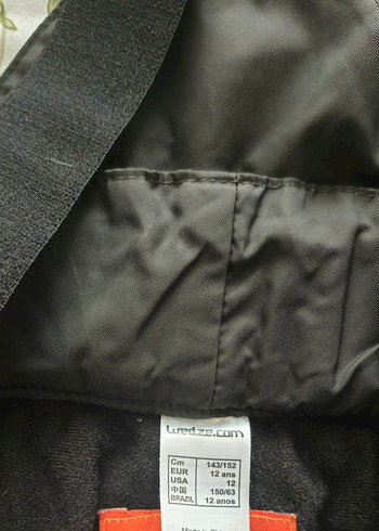 Kemerli Lacivert Çocuk Kaban kayak takımi - Görsel 5