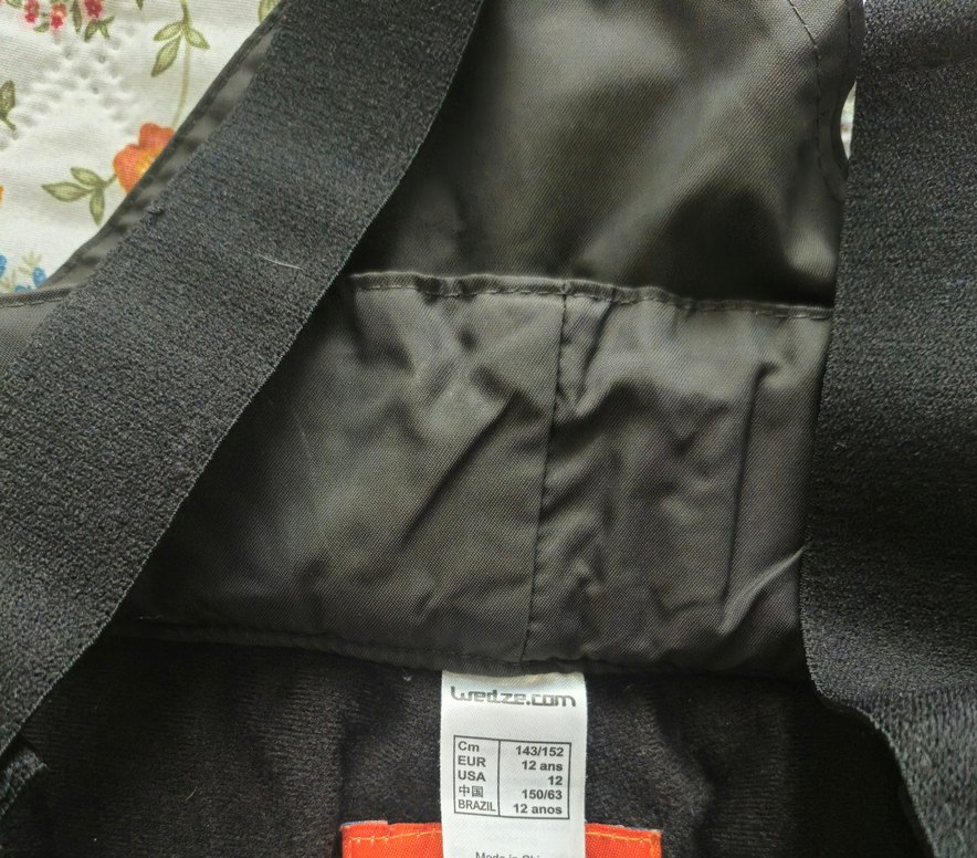 Kemerli Lacivert Çocuk Kaban kayak takımi - Görsel 5