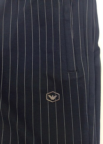 erkek Lacivert Çizgili Fermuarlı Eşofman Takımı - Görsel 6