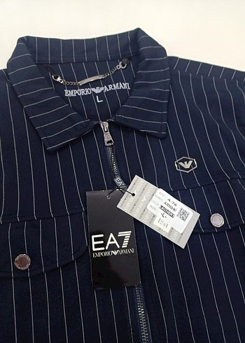 erkek Lacivert Çizgili Fermuarlı Eşofman Takımı - Görsel 5