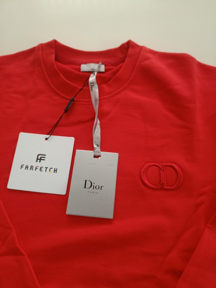 Cristian Dior Kırmızı Erkek sweatshirt - Görsel 3