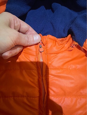 9-12 Ay Beden turuncu Renk Bebek mont 9-12M