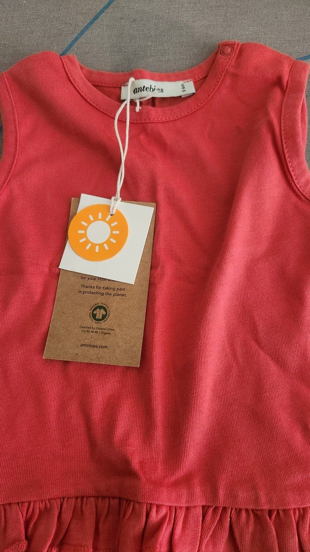 Kız Çocuk Pembe Fırfırlı Kolsuz Bluz - Görsel 2