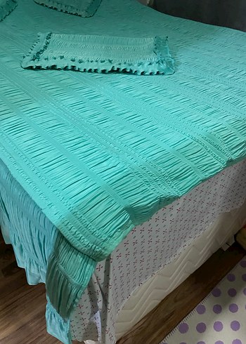 Plisan Yatak Örtüsü Seti - Görsel 4