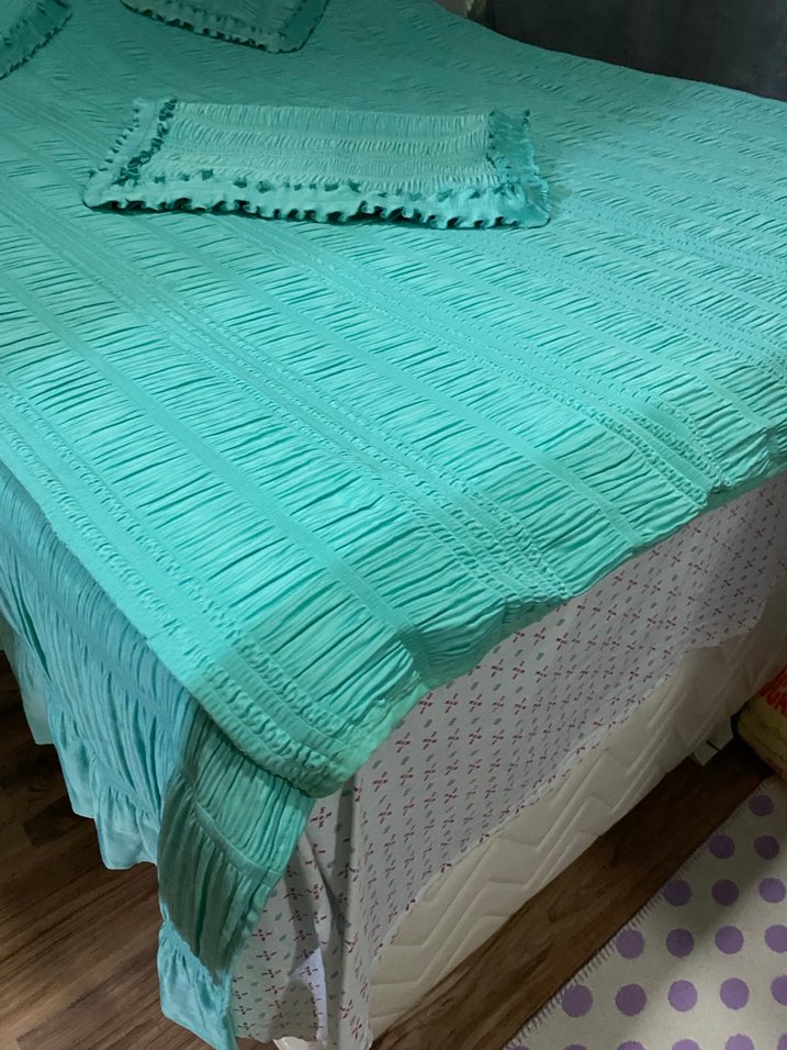 Plisan Yatak Örtüsü Seti - Görsel 4