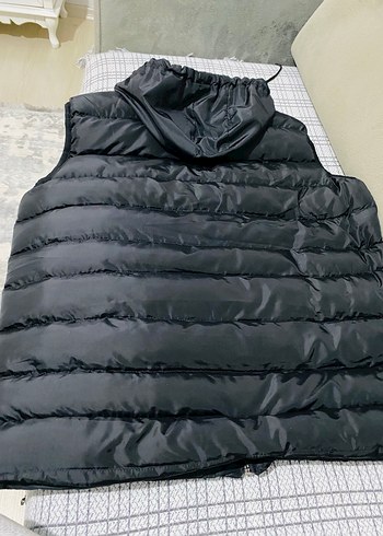 Columbia orjinal olmayan Siyah Kapüşonlu Şişme Yelek - Görsel 3