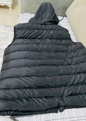 Columbia orjinal olmayan Siyah Kapüşonlu Şişme Yelek - Görsel 5