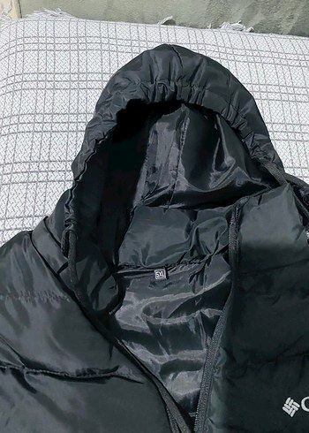 Columbia orjinal olmayan Siyah Kapüşonlu Şişme Yelek - Görsel 4