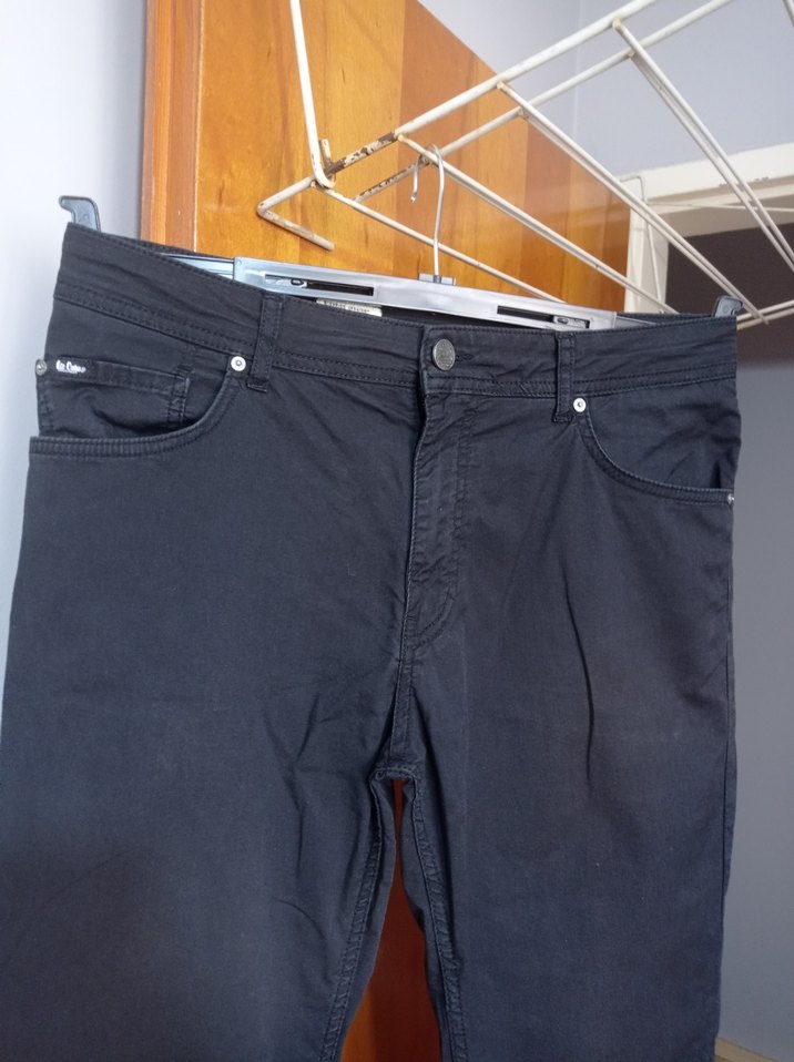 Siyah Regular Fit Erkek kumas Pantolon - Görsel 3