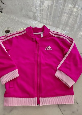 Kız Çocuk Pembe Fermuarlı Sweatshirt - Görsel 2