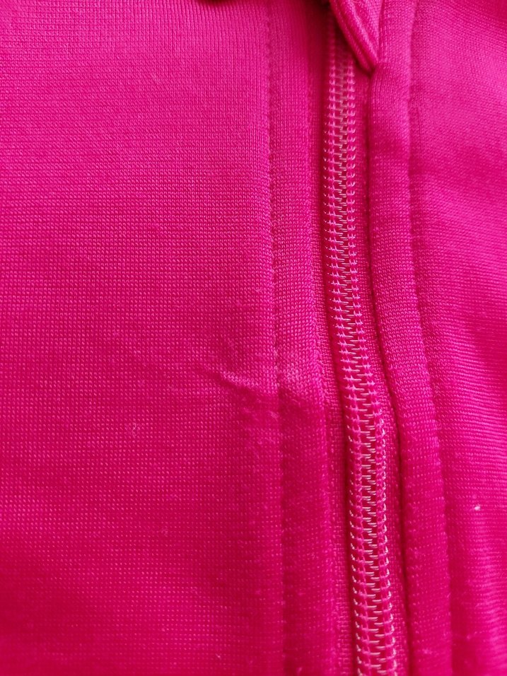 Kız Çocuk Pembe Fermuarlı Sweatshirt - Görsel 5