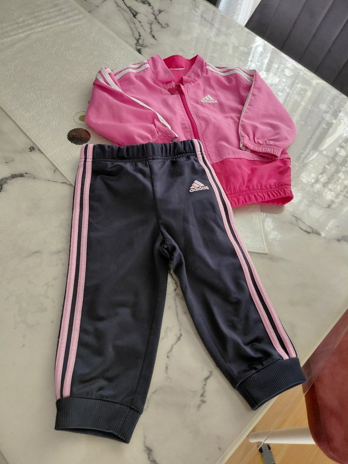 Adidas Kız Çocuk Pembe Eşofman Takımı - Görsel 3