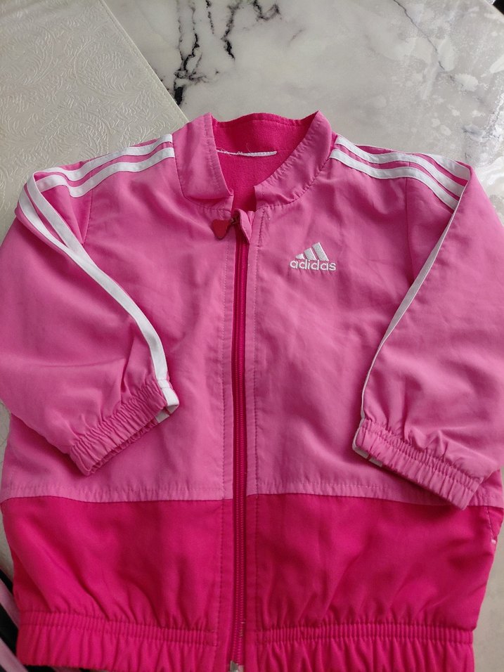Adidas Kız Çocuk Pembe Eşofman Takımı - Görsel 2