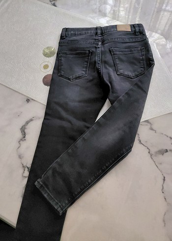 Gri Erkek Çocuk Denim Pantolon - Görsel 3