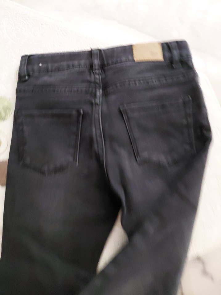 Gri Erkek Çocuk Denim Pantolon - Görsel 4