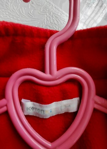 Kız Çocuk Kırmızı Kaban - Görsel 4