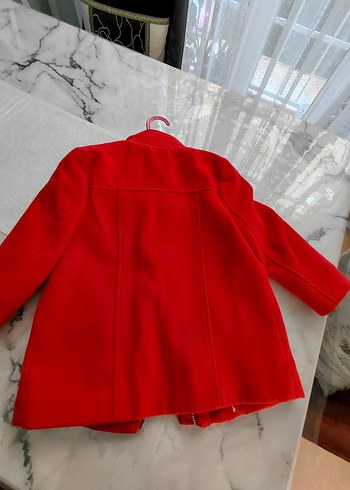 Kız Çocuk Kırmızı Kaban - Görsel 3