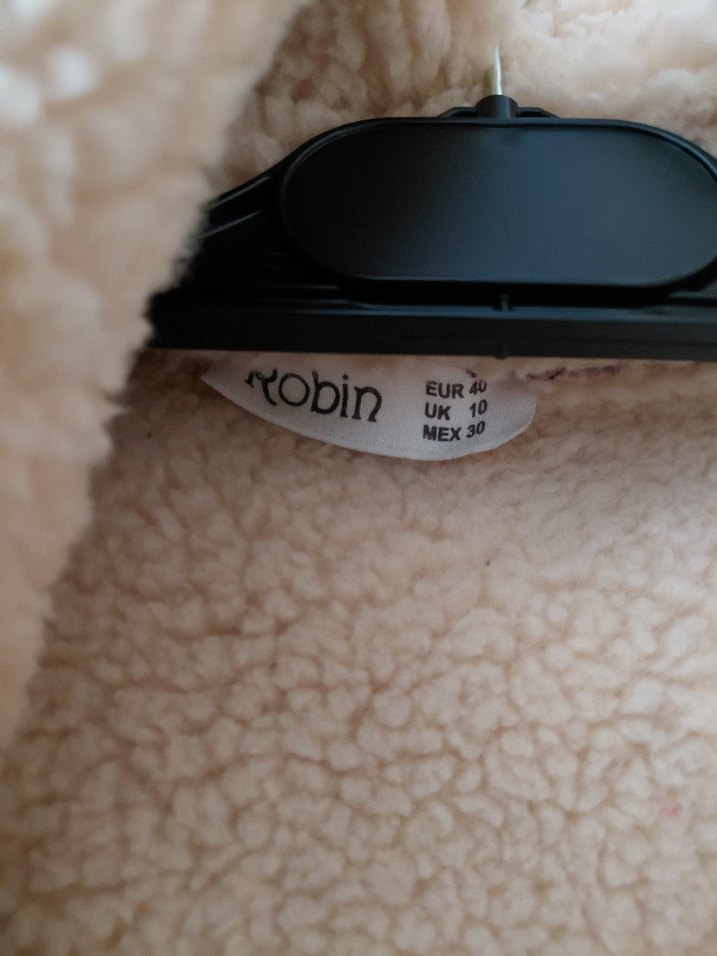 Kürk Detaylı Kahverengi Desenli Kadın Kışlık Ceket - Görsel 4