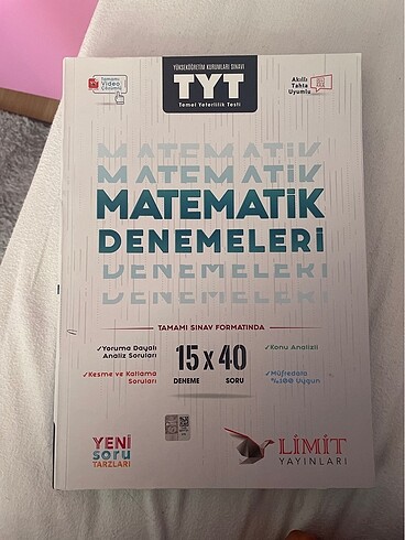 Limit yayınları TyT Matematik Deneme