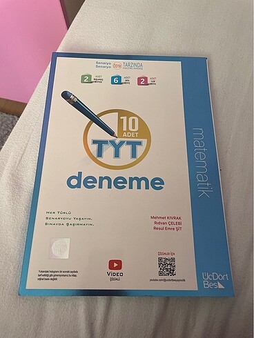 ÜçDörtBeş Yayınları TYT Matematik Deneme