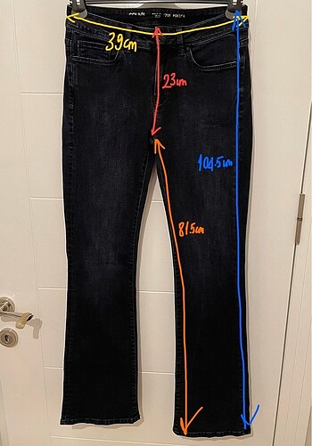 27 Beden Colins monica bootcut jean