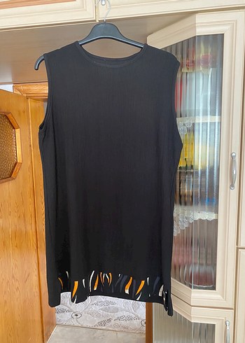 Trendyol & Milla Uzun Siyah Batik Desenli Salaş Kimono