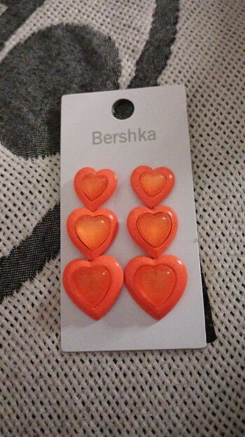 Bershka kalpli şık turuncu kupe