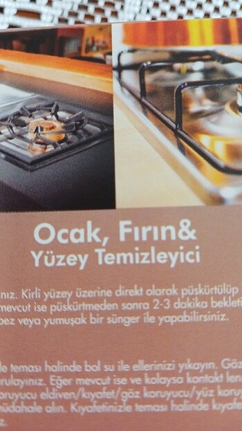 Beden Fırın 2li ocak yağ temizleme gücü