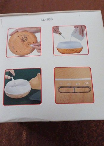 SL-168 Aromaterapi Nemlendirici Bej - Görsel 3