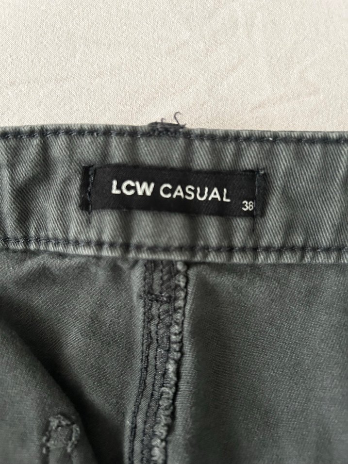 lcw gri kadın kargo pantolon - Görsel 3