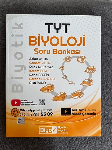 TYT Biyotik Test Kitabı