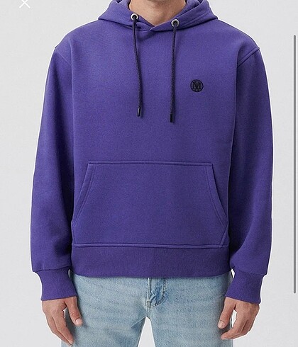 Mavi Mor Renk Sweatshirt