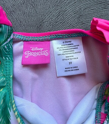 24-36 Ay Beden 3 yaş Disney bikini üstü