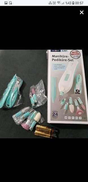 pilli manikür seti