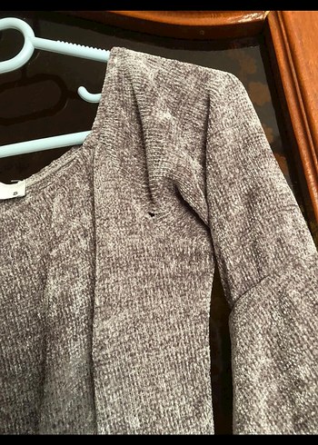 Gri Midi Kadın Bohem Elbise - Görsel 5