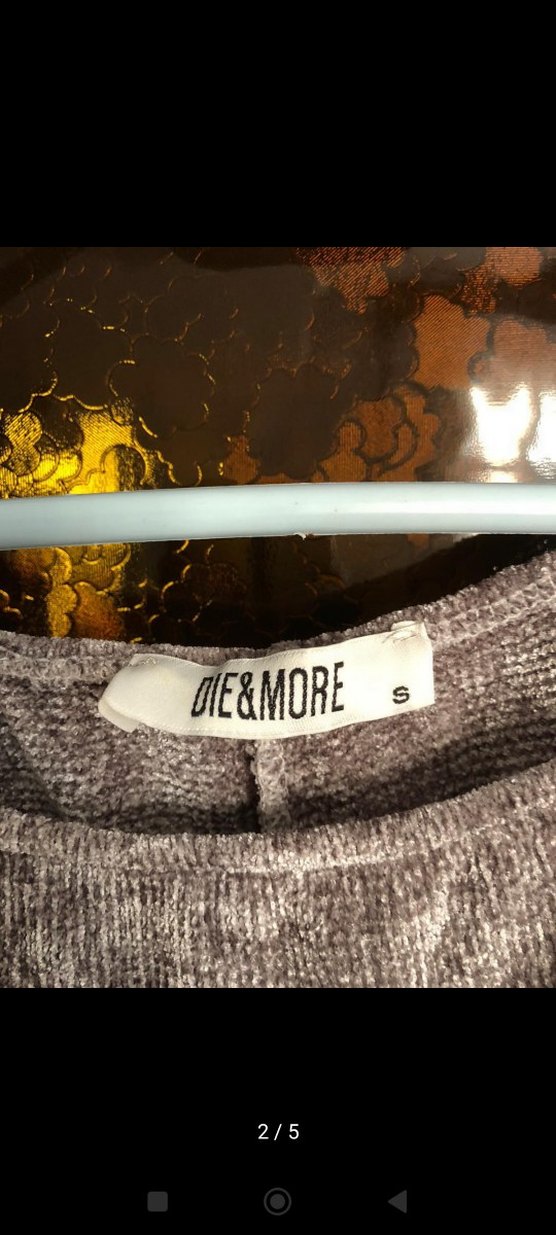 Gri Midi Kadın Bohem Elbise - Görsel 2