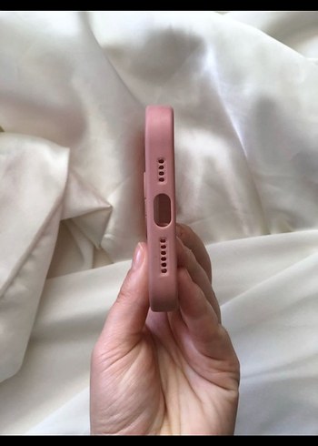 Pembe Pastel Ayı Tokalı Telefon Kılıfı - Görsel 5