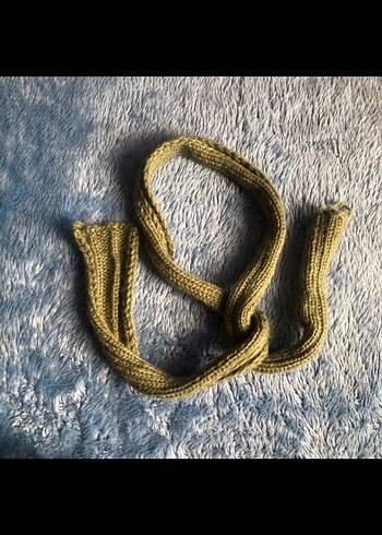 Örgü Kadın Atkı - Yeşil - Görsel 2