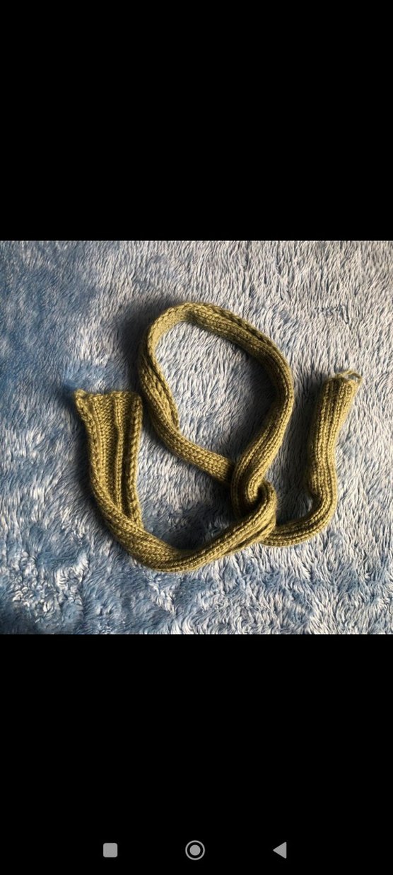 Örgü Kadın Atkı - Yeşil - Görsel 2