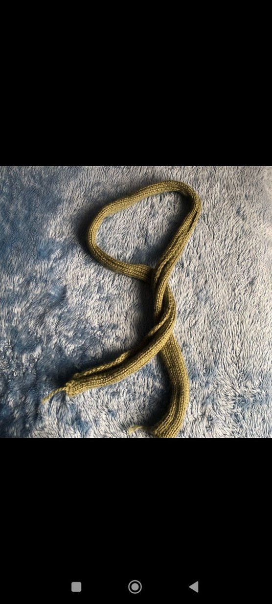 Örgü Kadın Atkı - Yeşil - Görsel 4