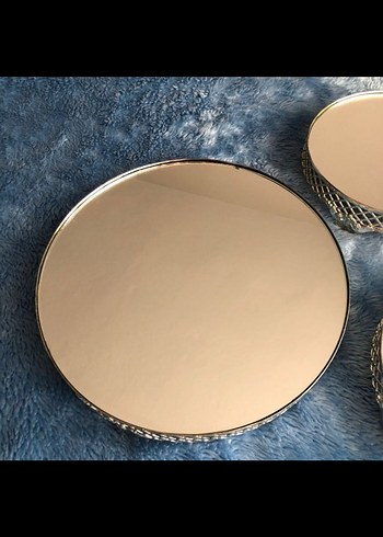 Nişan Tepsisi Aynalı 3'lü Set - Görsel 3