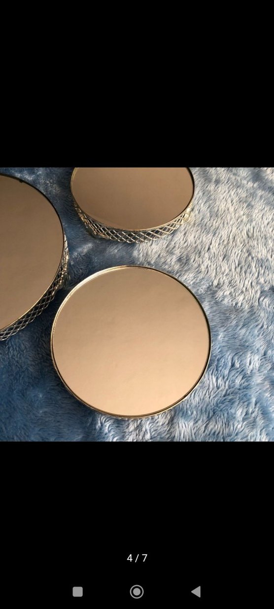 Nişan Tepsisi Aynalı 3'lü Set - Görsel 4