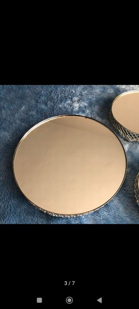 Nişan Tepsisi Aynalı 3'lü Set - Görsel 3