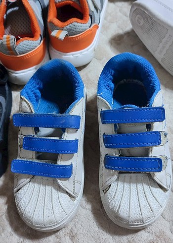 Mavi Cırt Cırtlı Erkek Çocuk Spor Ayakkabı