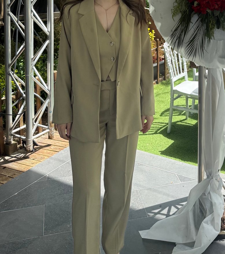 Ceket yelek pantolon 3 lü set - Görsel 2